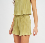 EMORY PLEATED SHORTS