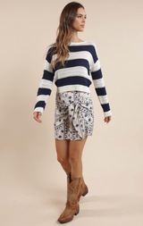 Erica Costal Stripped Sweater