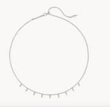 Addison Choker Necklace Silver