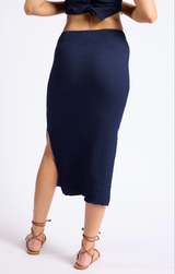 Dylan Popcorn Midi Skirt
