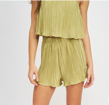 EMORY PLEATED SHORTS