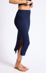 Dylan Popcorn Midi Skirt