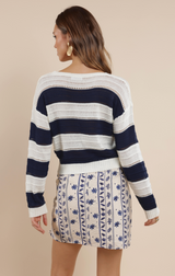 Erica Costal Stripped Sweater