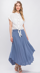 Tulum  High Rise Maxi Skirt