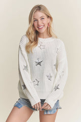 KENNEDY SEQUIN STAR SWEATER