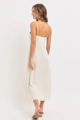 Lori Linen Midi Dress