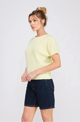 Sunshine Pointelle Dolman Top
