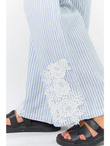 Coastal Breeze Embroidered Pants