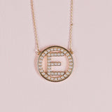 Pearls Initial Necklace