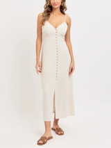 Lori Linen Midi Dress