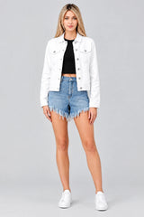 Classic White Jean Jacket