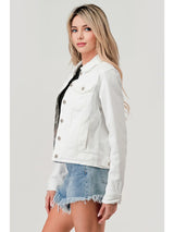 Classic White Denim Jacket