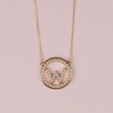 Pearls Initial Necklace
