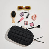 CLOUD QUILTED PUFFER COSMETIC & ORGANIZER POUCH