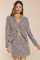 SOCIAL VIBES TWEED JACKET