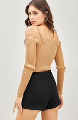 Sorrento Cold Shoulder Top