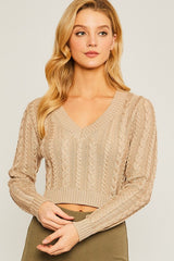 Cassie Cropped Sweater