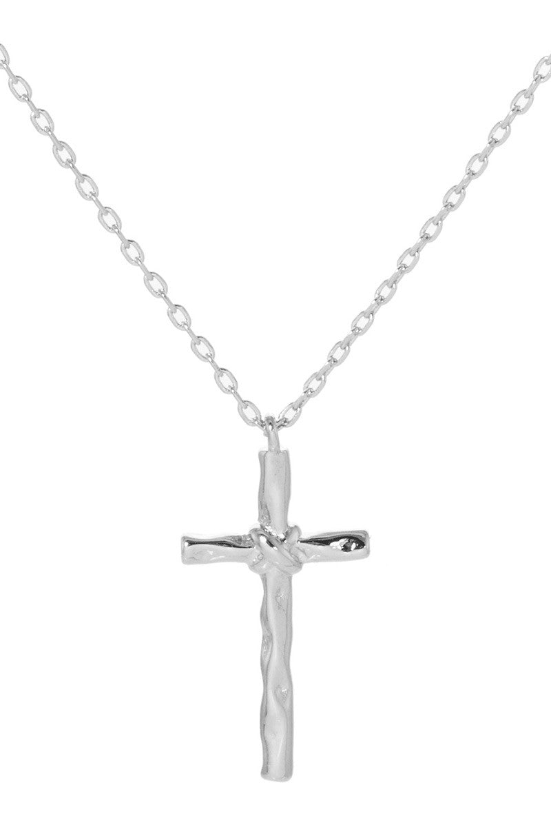 18k Cross Necklace