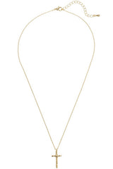 18k Cross Necklace