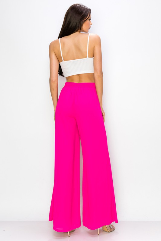 GO WITH THE FLOW PANTS-H PINK