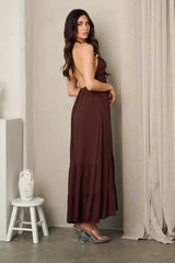 DAHLIA HALTER  MAXI DRESS