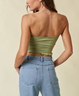 ROSETTE TUBE TOP