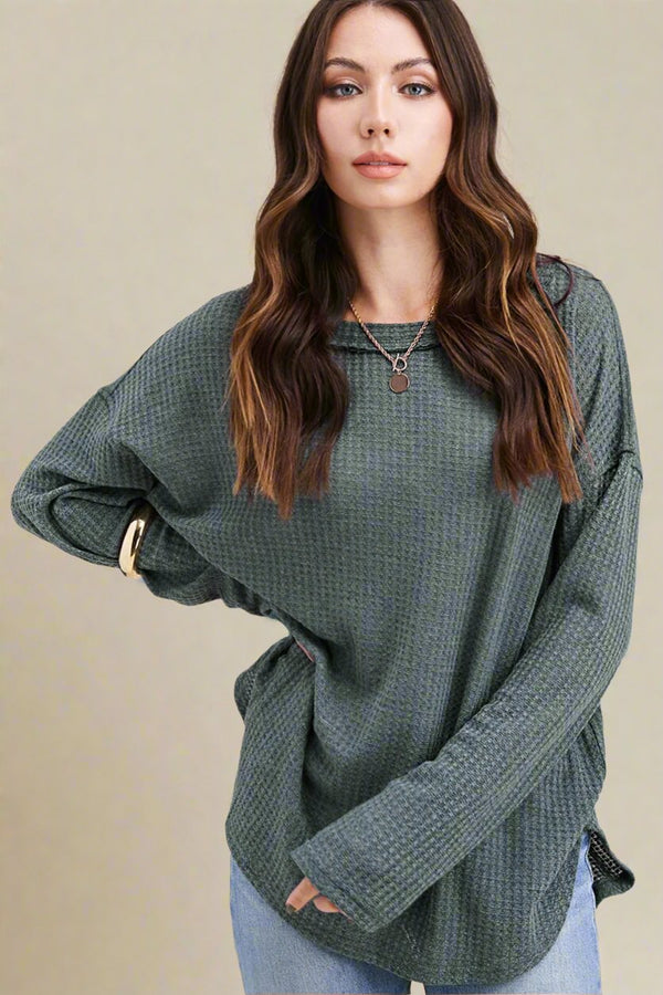 Valerie Waffle Knit Top