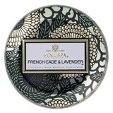 FRENCH CADE & LAVENDER MINI TIN CANDLE