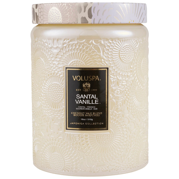 SANTAL VANILLE LARGE JAR  Candle 18oz