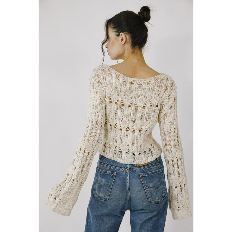 GYPSY BELL SLEEVES KNIT TOP