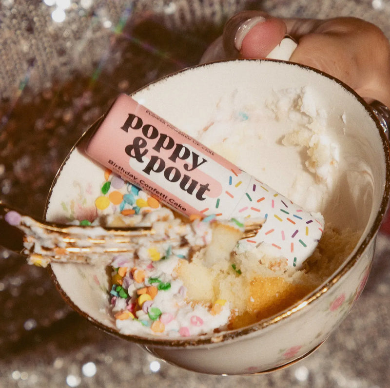 Lip Balm Birthday Confetti Cake