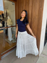 Kay Cotton Maxi Skirt