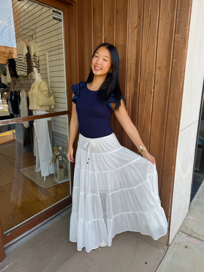 Kay Cotton Maxi Skirt