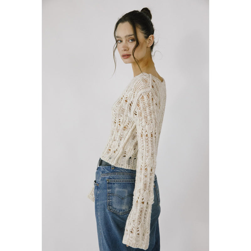 GYPSY BELL SLEEVES KNIT TOP