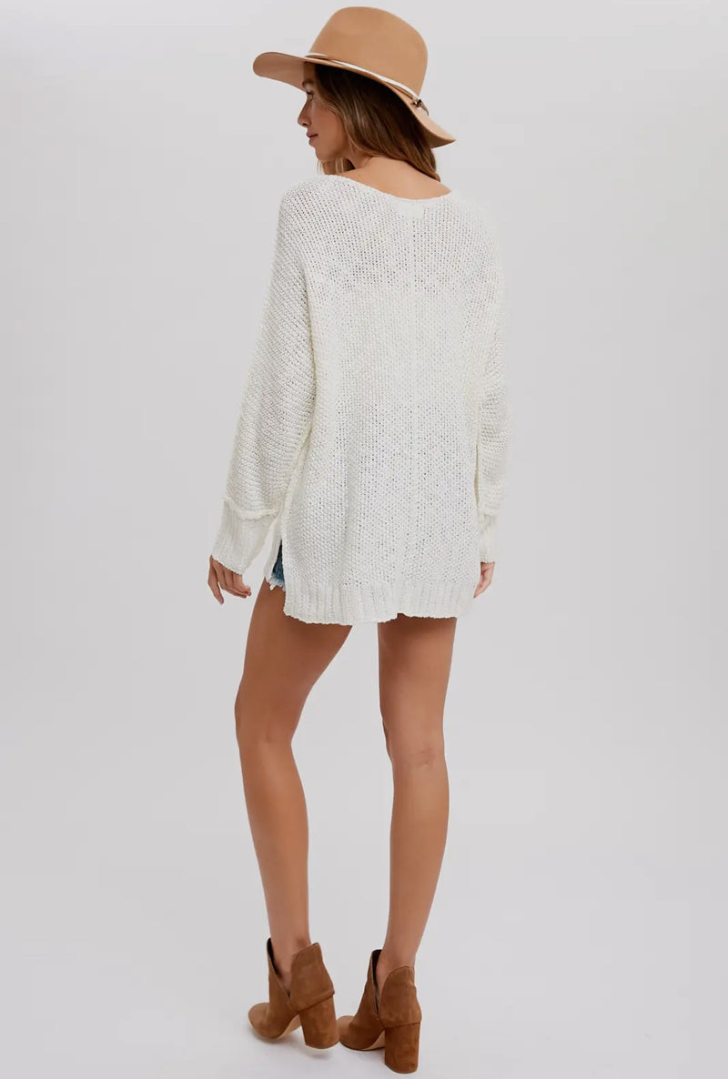 Knit Loose Fit Sweater Top