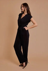 Surplice Tie Jumpsuit