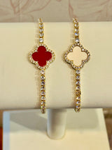 ONE CLOVER TENNIS BRACELET