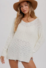 Knit Loose Fit Sweater Top