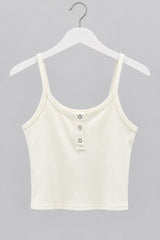 Chrissy Button Henley Tank