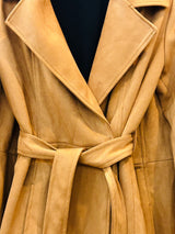 Risk Taker Faux Suede Belted Coat