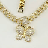 BUTTERFLY PENDANT NECKLACE