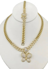 BUTTERFLY PENDANT NECKLACE