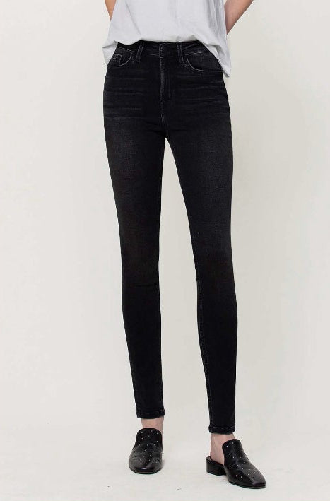 Race High Rise Skinny Jeans