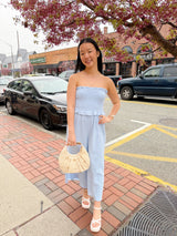 CALI SMOCKED JUMPSUIT