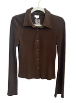 COCO COLLAR RIBBED TOP