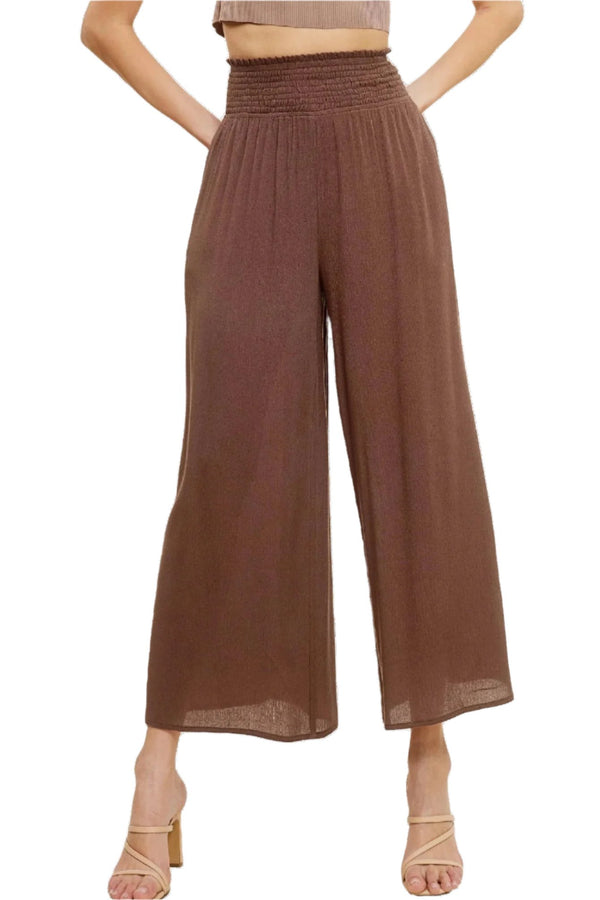 Willow Wide Leg Smocked Pants