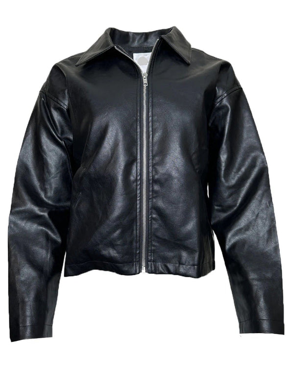 Moto Faux Leather Jacket