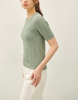 Merrit Chevron Knit Top