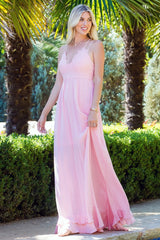 Crochet Lace Maxi Tiered Dress