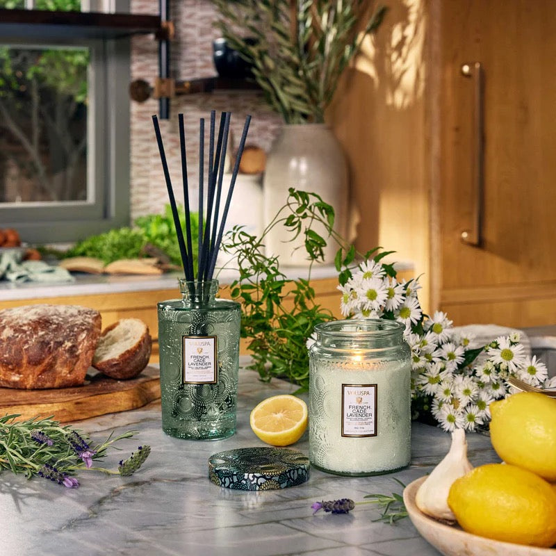 FRECH CADE LAVENDERLARGE JAR CANDLE